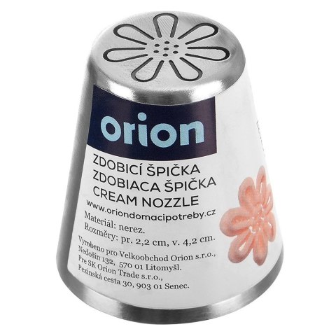 Tylka Cukiernicza Stalowa Kwiatek ORION Dekoracyjna do Tworzenia Wzorów