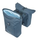Sakwa podwójna BASIL BROOKLYN DOUBLE PANNIER BAG 41L, MIK System (ready to go), wodoodporna, navy (NEW 2026)