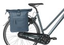 Sakwa podwójna BASIL BROOKLYN DOUBLE PANNIER BAG 41L, MIK System (ready to go), wodoodporna, navy (NEW 2026)