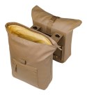 Sakwa podwójna BASIL BROOKLYN DOUBLE PANNIER BAG 41L, MIK System (ready to go), wodoodporna, sand (NEW 2026)