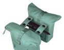 Sakwa podwójna BASIL BROOKLYN DOUBLE PANNIER BAG 41L, MIK System (ready to go), wodoodporna, silvergreen (NEW 2026)