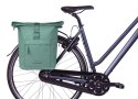 Sakwa podwójna BASIL BROOKLYN DOUBLE PANNIER BAG 41L, MIK System (ready to go), wodoodporna, silvergreen (NEW 2026)