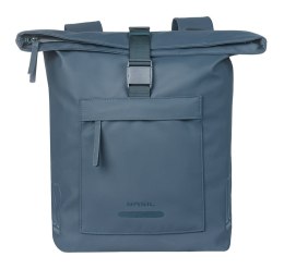 Sakwa podwójna BASIL BROOKLYN DOUBLE PANNIER BAG 41L, Universal Bridge System, wodoodporna, navy (NEW 2026)