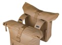 Sakwa podwójna BASIL BROOKLYN DOUBLE PANNIER BAG 41L, Universal Bridge System, wodoodporna, sand (NEW 2026)