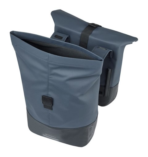Sakwa podwójna BASIL COVE DOUBLE PANNIER BAG 28-32L, Universal Bridge System, navy/black (NEW 2026)