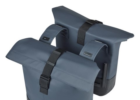 Sakwa podwójna BASIL COVE DOUBLE PANNIER BAG 28-32L, Universal Bridge System, navy/black (NEW 2026)