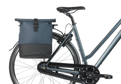 Sakwa podwójna BASIL COVE DOUBLE PANNIER BAG 28-32L, Universal Bridge System, navy/black (NEW 2026)