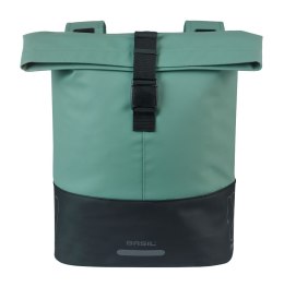 Sakwa podwójna BASIL COVE DOUBLE PANNIER BAG 28-32L, Universal Bridge System, silvergreen/black (NEW 2026)