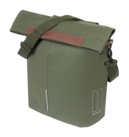 Sakwa pojedyncza BASIL CITY SHOPPER 14-16L, MIK Hooks System, moss green (NEW 2026)