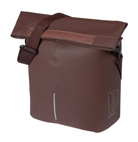 Sakwa pojedyncza BASIL CITY SHOPPER 14-16L, MIK Hooks System, roasted brown (NEW 2026)
