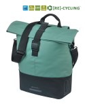 Sakwa pojedyncza BASIL COVE BICYCLE SHOPPER 14-16L, MIK Hooks, silvergreen/black (NEW 2026)