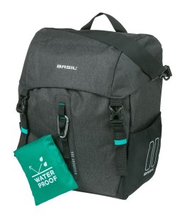 Sakwa pojedyncza BASIL DISCOVERY 365D SINGLE PANNIER BAG L 20L, MIK Hooks System, black melee (NEW 2026)
