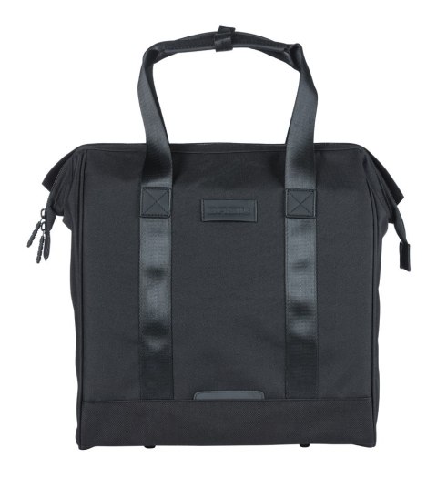 Sakwa pojedyncza BASIL GRAND BICYCLE SHOPPER 23L, MIK Hooks System, black (NEW 2026)
