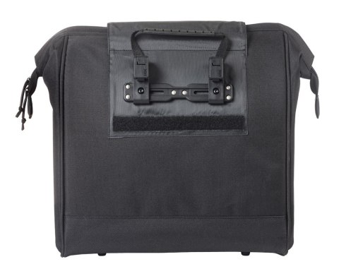 Sakwa pojedyncza BASIL GRAND BICYCLE SHOPPER 23L, MIK Hooks System, black (NEW 2026)