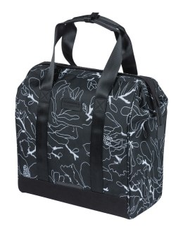 Sakwa pojedyncza BASIL GRAND FLOWER BICYCLE SHOPPER 23L, MIK Hooks System, black (NEW 2026)