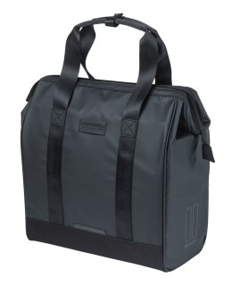 Sakwa pojedyncza BASIL GRAND TARPAULIN BICYCLE SHOPPER 23L, MIK Hooks System, wodoodporna black (NEW 2026)