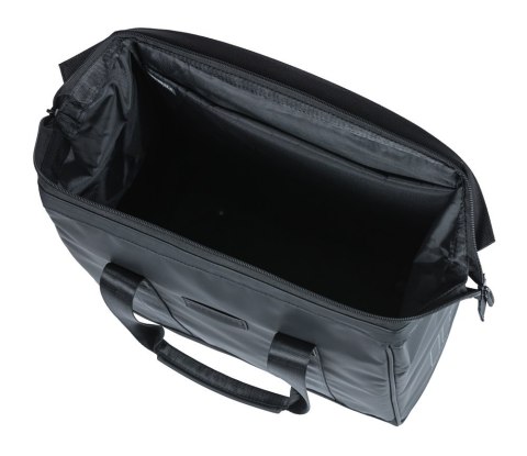 Sakwa pojedyncza BASIL GRAND TARPAULIN BICYCLE SHOPPER 23L, MIK Hooks System, wodoodporna black (NEW 2026)