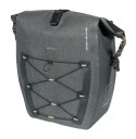 Sakwa pojedyncza BASIL NAVIGATOR STORM SINGLE PANNIER BAG L 25-31 L, MIK Hooks System, wodoodporna, black (NEW 2026)