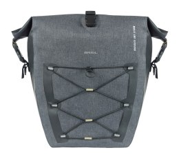 Sakwa pojedyncza BASIL NAVIGATOR STORM SINGLE PANNIER BAG L 25-31 L, MIK Hooks System, wodoodporna, black (NEW 2026)