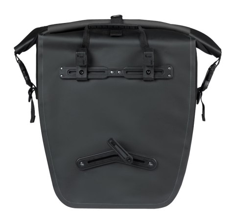 Sakwa pojedyncza BASIL RIVO L SINGLE PANNIER BAG 25-31L, MIK Hooks, wodoodporna, black (NEW 2026)