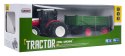 Traktor Czerwony R/C Z Zieloną Naczepą