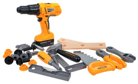 Zestaw Małego Majsterkowicza Żółty + Plecak