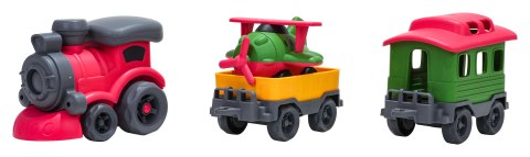 Zestaw Pociąg + Wagony z Bioplastiku