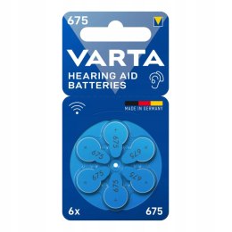 BATERIE DO APARATU SŁUCHOWEGO VARTA Typ 675 / PR675 / PR44 6szt
