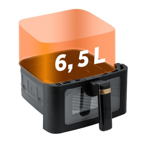 Frytkownica beztłuszczowa Air fryer Berdsen BD-655 czarna