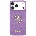 Guess Fixed Glitter Big 4G - Etui iPhone 17 Pro Max (liliowy)