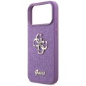 Guess Fixed Glitter Big 4G - Etui iPhone 17 Pro Max (liliowy)