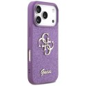 Guess Fixed Glitter Big 4G - Etui iPhone 17 Pro (liliowy)