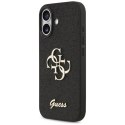 Guess Fixed Glitter Big 4G - Etui iPhone 17 (czarny)
