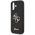 Guess Fixed Glitter Big 4G - Etui iPhone 17 (czarny)