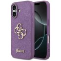 Guess Fixed Glitter Big 4G - Etui iPhone 17 (liliowy)