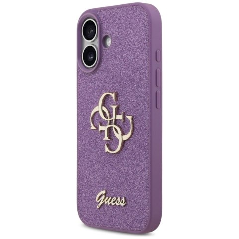 Guess Fixed Glitter Big 4G - Etui iPhone 17 (liliowy)