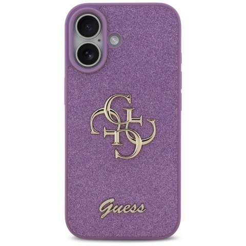 Guess Fixed Glitter Big 4G - Etui iPhone 17 (liliowy)
