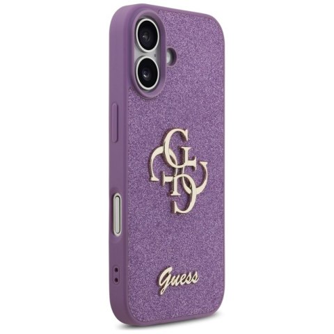 Guess Fixed Glitter Big 4G - Etui iPhone 17 (liliowy)