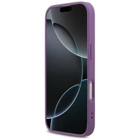 Guess Fixed Glitter Big 4G - Etui iPhone 17 (liliowy)