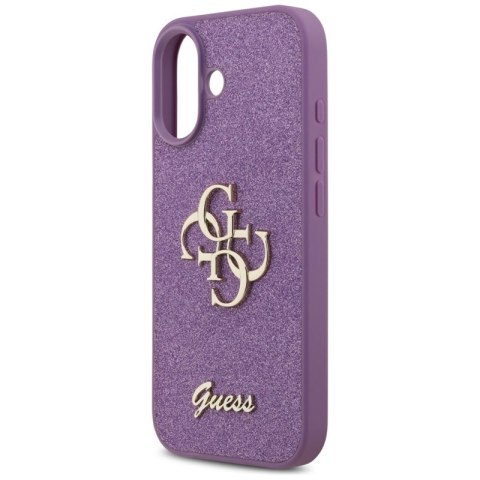 Guess Fixed Glitter Big 4G - Etui iPhone 17 (liliowy)