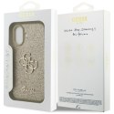 Guess Fixed Glitter Big 4G - Etui iPhone 17 (złoty)