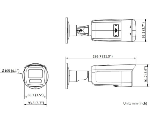 KAMERA IP DS-2CD2T67G2H-LISU/SL(2.8MM)(EF) ColorVu - 6 Mpx Hikvision