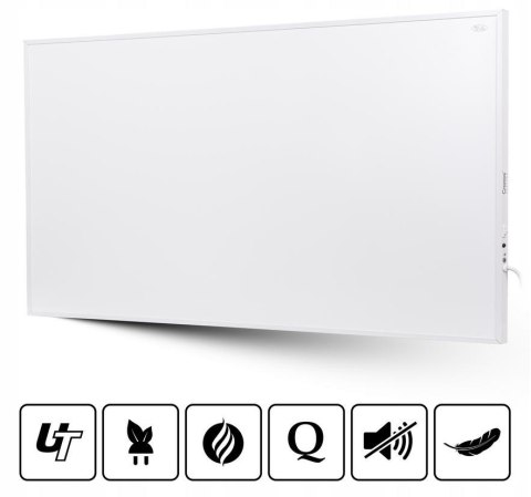 Panel grzewczy IR CRONOS Carbon P800 White