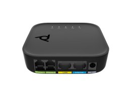 Poly Adapter VoIP ATA 402 2FXS z portem głosowym, otwartym protokołem SIP z zasilaczem