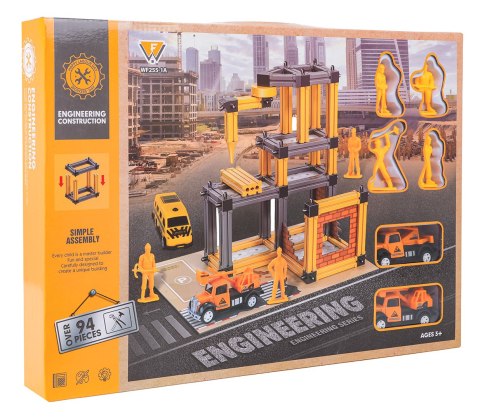 Zestaw Garaż Plac Budowy + Akcesoria i Figurki