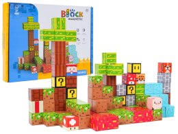 Zestaw Kostek, Klocków Magnetycznych 102el.
