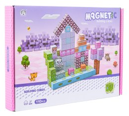 Zestaw Kostek, Klocków Magnetycznych 110el.