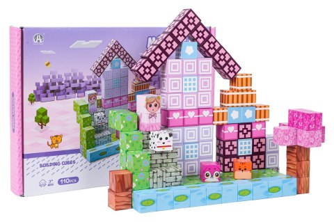 Zestaw Kostek, Klocków Magnetycznych 110el.