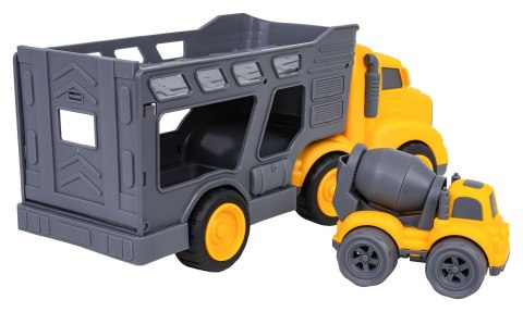 Zestaw Pojazdów Laweta + Autka Budowlane