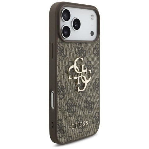 Guess 4G Strap 4G Classic Logo - Etui iPhone 17 Pro Max (brązowy)